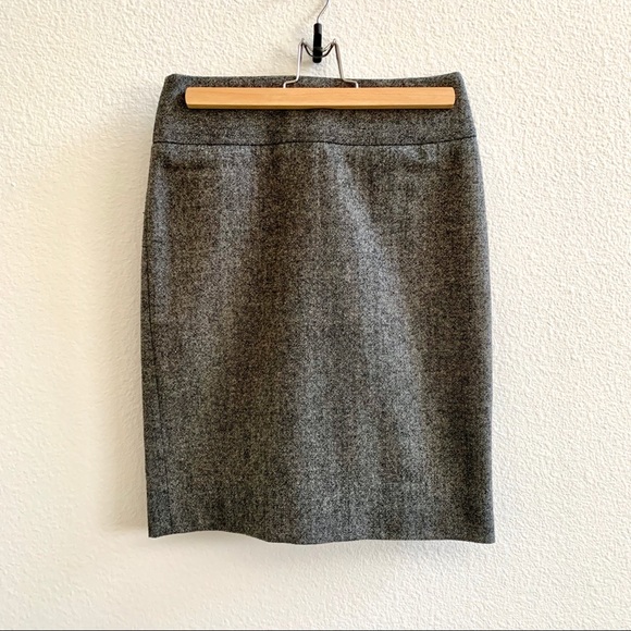 Banana Republic Tweed Pencil Skirt Sz 0 - Picture 1 of 5